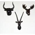 雜貨 歐美鄉村風創意抽象壁掛質感非洲動物裝飾品 新藝術工業風 牛頭 羚羊 鹿頭 牆面裝飾 好感民宿咖啡廳餐酒館裝飾佈置