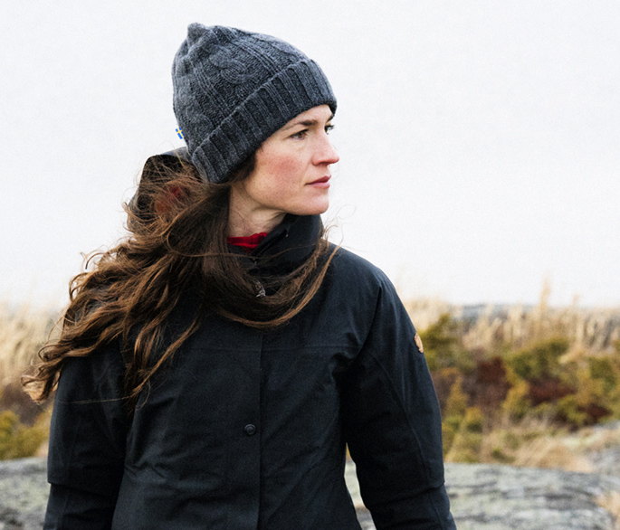 fjallraven braided knit hat