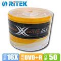 錸德RiTEK X系列 16X DVD+R光碟片 (50片裸縮)