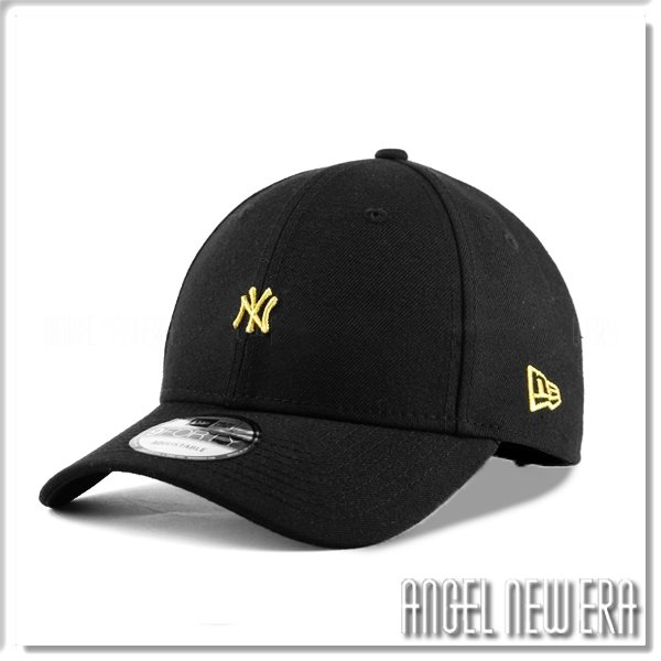 【ANGEL NEW ERA 】MLB 紐約 洋基 NY 黑 金 小 Logo 9FORTY 老帽 棒球帽 日字扣