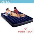【INTEX】經典雙人(新款FIBER TECH)充氣床墊-寬137cm 15010041(64758)