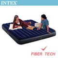 【INTEX】經典雙人加大(新款FIBER TECH)充氣床墊-寬152cm 15010051(64759)