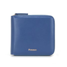 韓國Fennec皮夾 DOUBLE WALLET - DUSTY BLUE(缺貨）