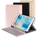 Powerway For iPad 9.7吋平板專用尊榮型三代筆槽分離式鋁合金藍牙鍵盤皮套組