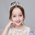 《童伶寶貝》MS001-甜美女童水晶髮箍皇冠花童 生日禮服 婚禮配飾