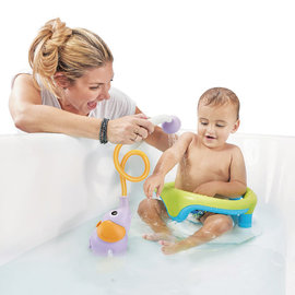 以色列 Yookidoo 戲水玩具-小象蓮蓬頭~紫/洗澡玩具
