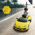 Lamborghini藍寶堅尼 Huracán超跑(電動車V12) 兒童車(原車縮小比例) 【免運費】