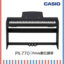 【非凡樂器】CASIO【PX-770】88鍵數位鋼琴/黑色/數位鋼琴/物超所值/公司貨保固