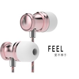 【 UiiSii 】US80 N°5香水線材入耳式線控耳機 金屬質感外殼 iPhone iPad iPod均適用 共3色