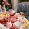 愛美家 現貨全套日式花茶壺加熱水果茶壺套裝陶瓷玻璃花茶茶具套裝歐式下午茶具(2888元)
