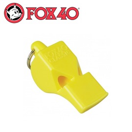 【Fox 40 哨子附分離式繫繩 Fo《黃》】9903-0208/高音哨/求生哨/訓練哨