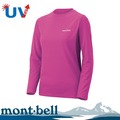【Mont-Bell 日本 女款 WICKRON ZEO 長袖排汗T恤《紫紅》】1104939/圓領長袖/休閒衫/防曬長袖/快乾抗臭