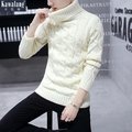 【KEO】現貨男士毛衣韓版修身高領長袖針織衫加厚冬季外套潮流個性毛線衣男裝正韓