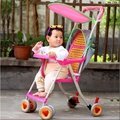 【KEO】仿竹藤編嬰兒推車可坐躺超輕便攜夏季簡易折疊手推車bb傘車(1099元)