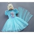 【KEO】冰雪奇緣公主裙夏季艾莎女童夏裝連衣裙短袖兒童愛莎禮服(969元)