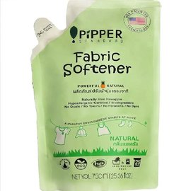 PiPPER 鳳梨酵素柔軟精補充包(天然原味) 750ml /沛柏 STANDARD 鳳梨酵素洗衣精衣物柔軟清潔劑