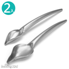 法國 DAUDIGANC 不鏽鋼裝飾湯匙筆 盤飾用 全不銹鋼 2入 DECO SPOON-S