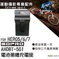 ROWA 樂華 FOR GOPRO HERO5 HERO6 HERO7 AHDBT501 電池單槽充電器 外銷日本 原廠充電器可用 全新 保固一年