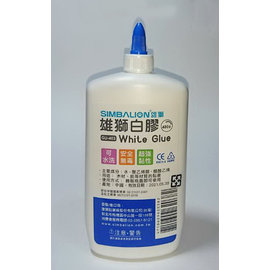 雄獅 白膠 香乳膠 GU-403 480g / 瓶
