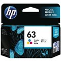 HP 63 原廠彩色墨水匣F6U61AA 適用DeskJet 2131/2132/3630/3632