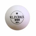｜一袋144顆｜【H.Y SPORT】CRACK 克拉克 一星40+ ABS 桌球 可適用發球機練習球 新塑料球 (144顆)