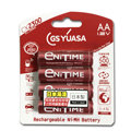 日本湯淺GSYUASA 大容量低自放電 3號 4入充電電池 CX2300 (1卡)