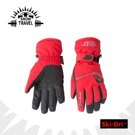 【SNOW TRAVEL 防水透氣高檔手套《紅》】AR-72/雪地/滑雪/手套/防寒手套/保暖/機車