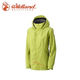 【Wildland 荒野 女 單件 防水透氣外套《檸檬黃》】W3911-34/CHAMP-TEX/防風防雨/爬山健行/機能雨衣