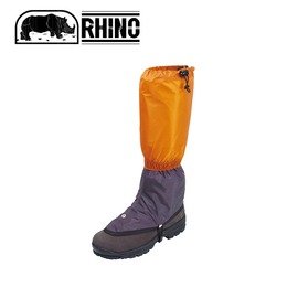 【RHINO 犀牛 犀牛大型超輕綁腿《橘黃/黑》】803/腿套/登山/防水