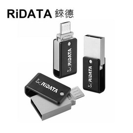 【RiDATA錸德】 OT3 Roll / USB2.0 + micro USB (OTG功能) 16GB 隨身碟 /個 (顏色隨機出貨)