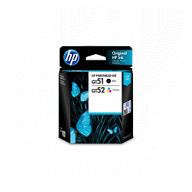 HP GT51/52 Blk/Clr Printhead Combo 2-Pk 墨匣 3JB06AA