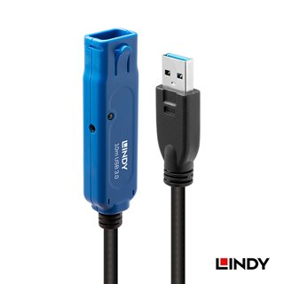 【免運 】LINDY 林帝 主動式 USB3.0 延長線,10m (43157)