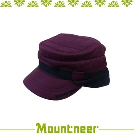 【Mountneer 山林 中性3M鋪棉耳罩軍帽《葡萄紫》】12H02/保暖帽/戶外/登山