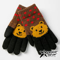 PolarStar 兒童 觸控保暖手套(熊)『咖啡』台灣製造│兒童保暖手套│絨毛手套│觸控手套│刷毛手套 P18618