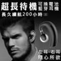 75海 超長待機可換電池藍芽耳機 單耳藍芽耳機 左右耳配戴 藍牙耳機4.1立體聲耳機