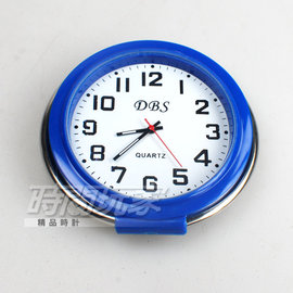 DBS 繽紛色彩 造型迷你小桌鐘 創意桌面小時鐘 數字時刻 擺飾 P0602亮藍【時間玩家】