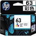 彩色原廠墨水匣 HP F6U61AA NO.63(歐立世數位館OLIX)適用機型： HP DJ3630/DJ2180/DJ1110/OJ3830/DeskJet 2130