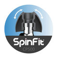 志達電子 CP500 一對入 SpinFit 會動的耳塞 專利技術 專為導音管頂端較大的耳機所設計