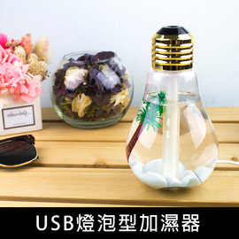 【促銷】珠友 SC-55015 USB燈泡型加濕器/夜燈/居家裝飾品