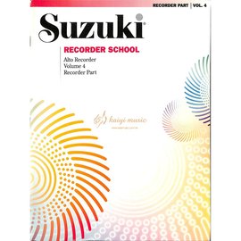 【kaiyi music】鈴木直笛中音笛第4冊教本 suzuki alto recorder school vol-4