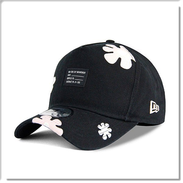 【ANGEL NEW ERA 】NE 花卉 刺繡 花朵 花 黑 9FORTY 卡車帽 五片帽 鴨舌帽 帽子 帽