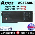 原廠 AC16A8N acer 宏碁 電池 Aspire V15 Nitro VN7-593g-78mw VN7-593g-73hp V17 VN7-793g-706L KT.0040G.009