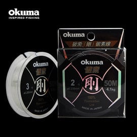OKUMA 碳索 剛 50 米 碳纖線 1號/1.2號