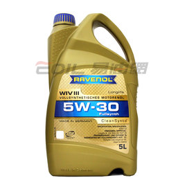 【易油網】RAVENOL WIV III 5W30 全合成機油 5L