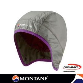 【Montane 英國 FireBall火球 Primaloft 保暖帽《銀灰》】HFIHASIL/防風透氣護耳帽/保暖帽