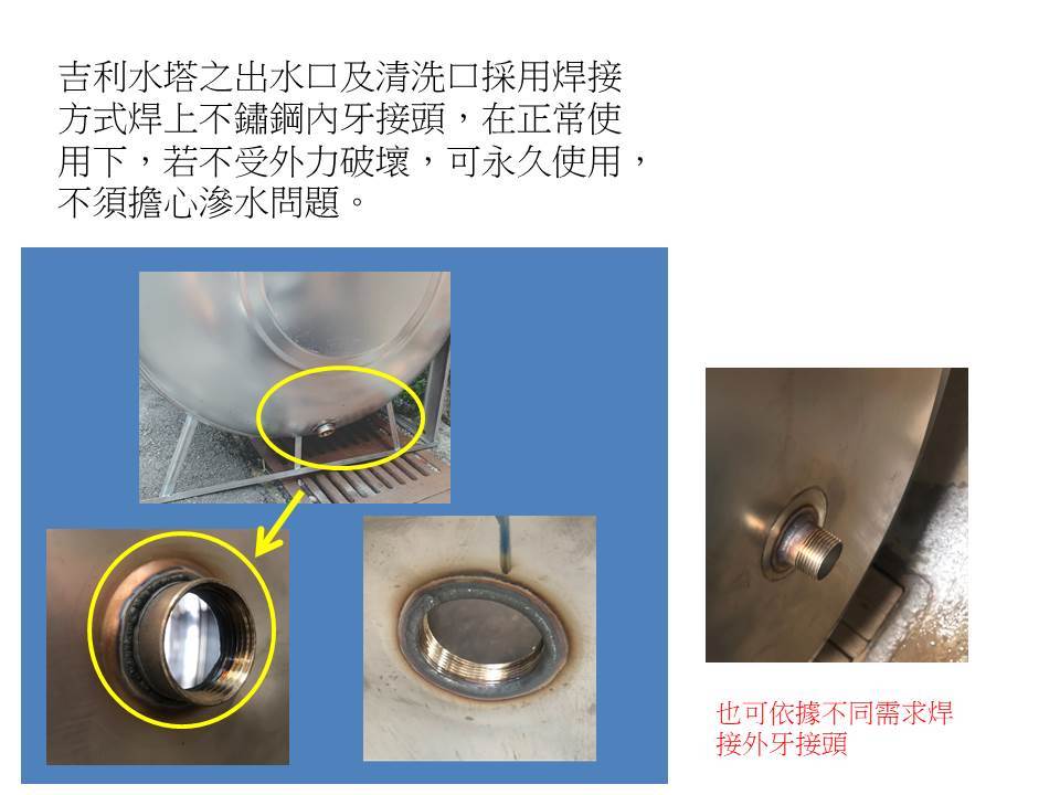 吉利水塔 不鏽鋼水塔1 5噸 1500l 水塔立式水塔白鐵水塔 厚度 0 4mm Pchome商店街 台灣no 1 網路開店平台