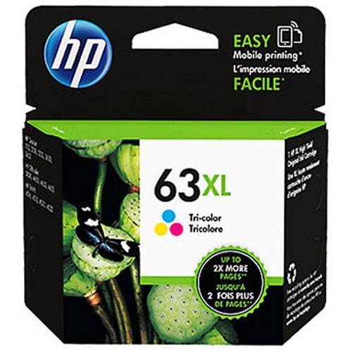 HP原廠63XL Tri-color Ink Cartridge F6U63AA