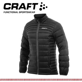 【CRAFT 瑞典 男 輕量羽絨外套《黑》】1902294/防水/防風/保暖外套/登山外套