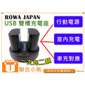 【聯合小熊】 ROWA Panasonic DMW-BLF19 BLF19 GH3 充電器 雙槽USB 充電器 可車充