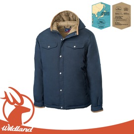 【Wildland 荒野 男 鵝絨防潑水極暖外套《深霧灰》】OA62998/羽絨外套/連帽羽絨衣/夾克